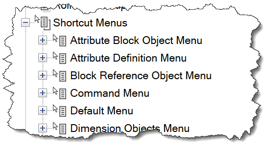 ShortcutMenus I CUI